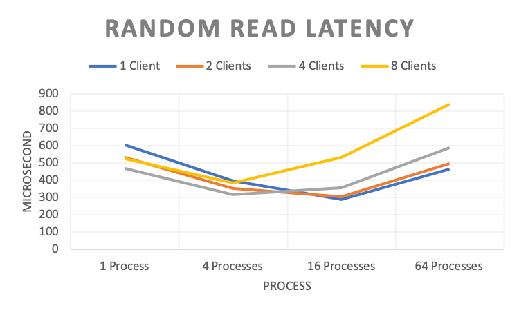 Random Read Latency (Microsecond)